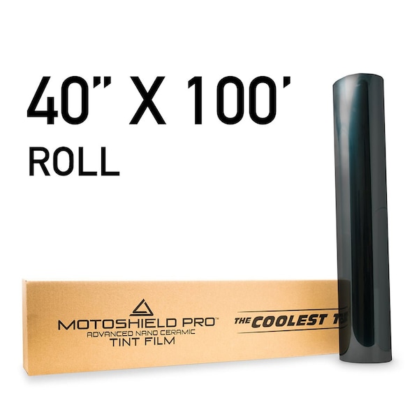 Motoshield Pro Nano Ceramic Tint Film 40 inch x 100 feet Pro Window Tint Roll (5%) 430-101 - main